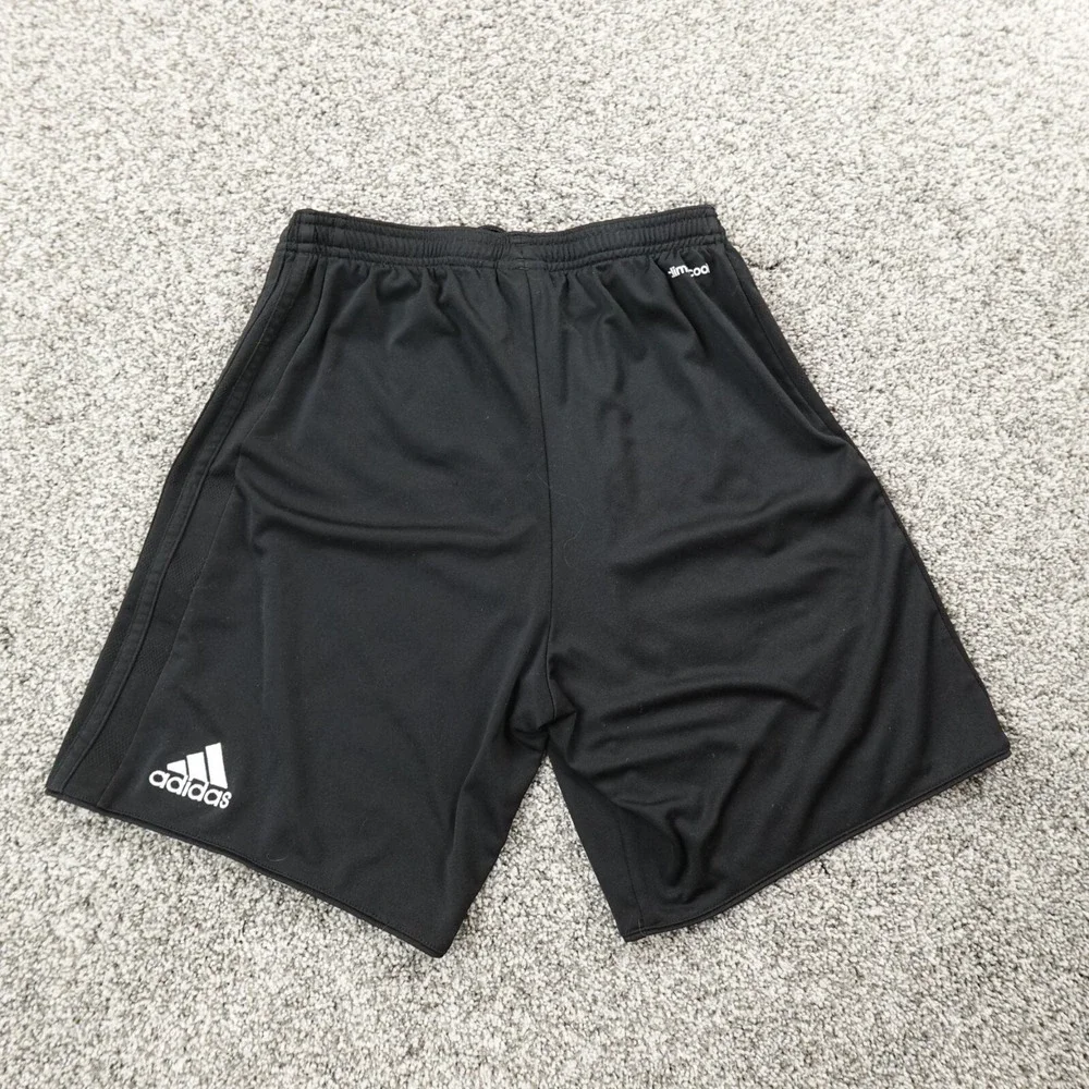 Adidas Shorts Mens S Black Drawstring‎ Climacool Athletic Track Gym Run Sports